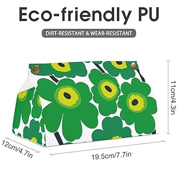 オーダー締め切りました！マリメッコ ティッシュカバー☆北欧 IKEA Amazon｜ティッシュケース おしゃれ PUレザー マリメッコ 花柄